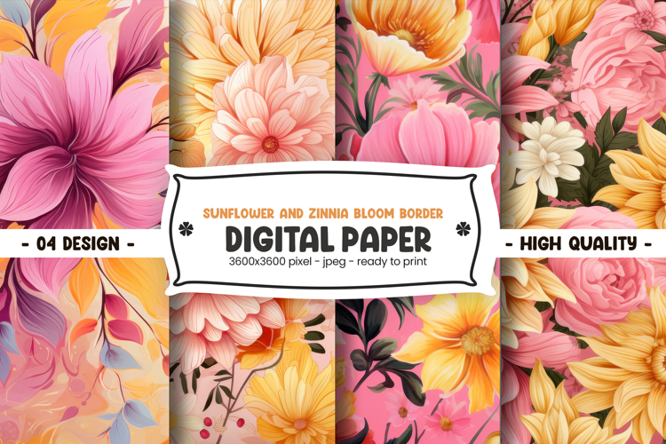 Sunflower Border Clipart Image 2