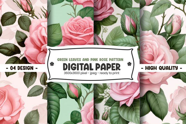 Pink Rose Clipart Image 9