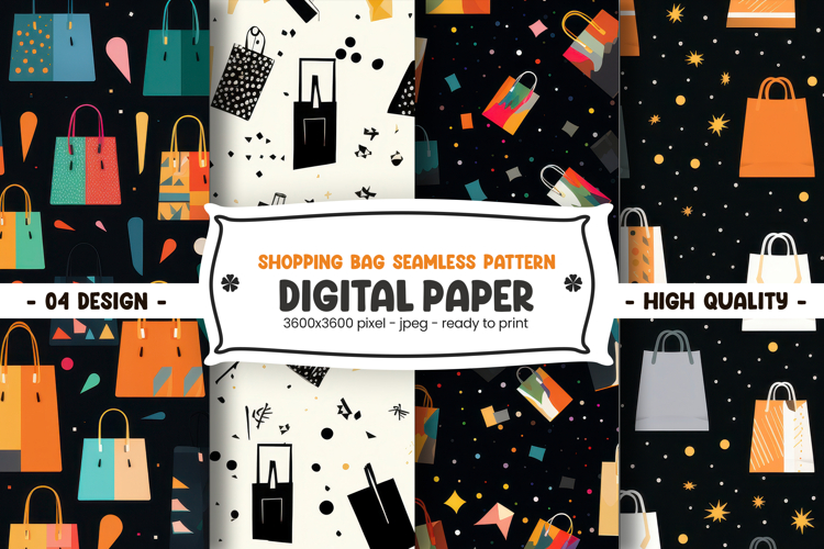  Shopping Bag Clipart Image 4