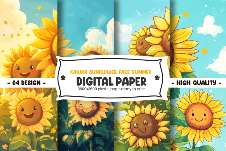 Summer Digital Paper Image 10