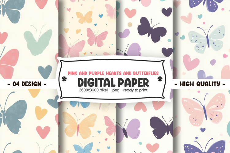 Pink Hearts Clipart Image 4