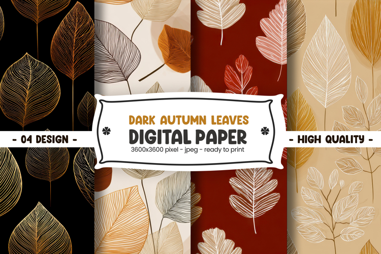 Fall Leaves Clipart Image 3