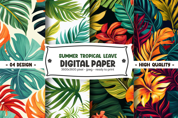 Jungle Leaves Clipart Image 9