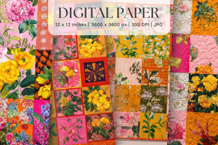 Cottagecore Flower Background Vintage Wallpaper Pattern_7