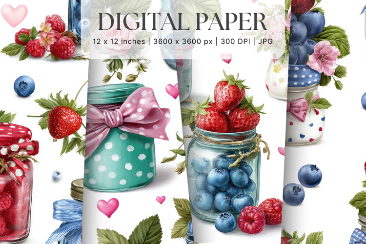 Cottagecore Flower Background Vintage Wallpaper Pattern_4