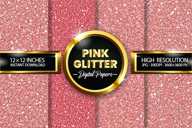 Pink Glitter Background Image 2