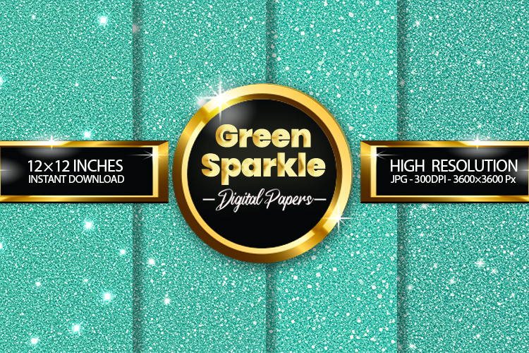 Green Glitter Background Image 24