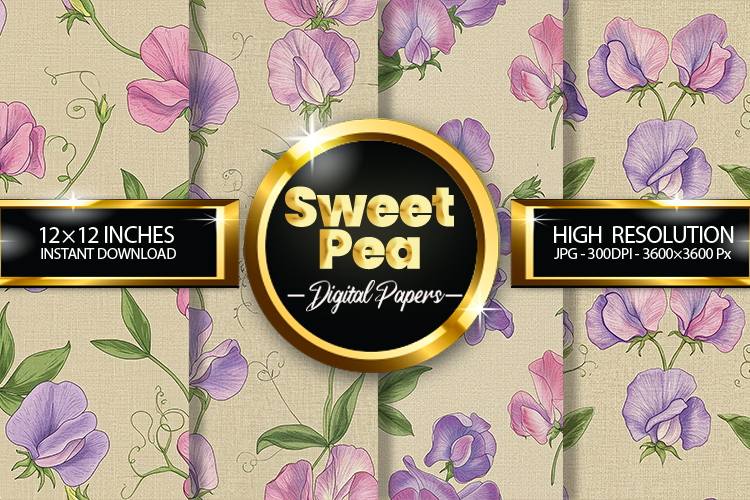 Purple Flower Clipart