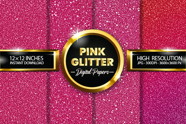 Pink Glitter Background
