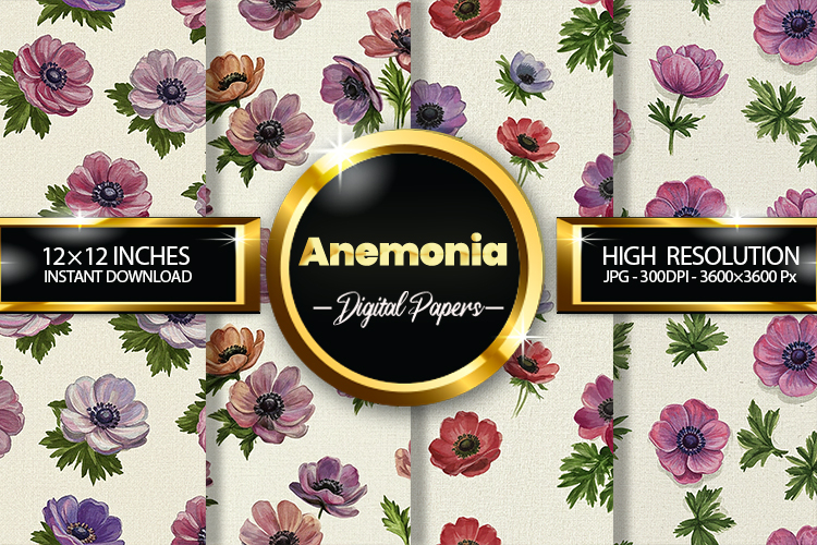 Anemonia Digital Papers - 04 Variations