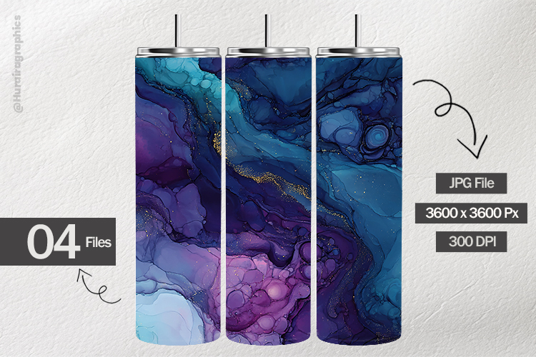 Amethyst Tide Digital Papers - 04 Variations