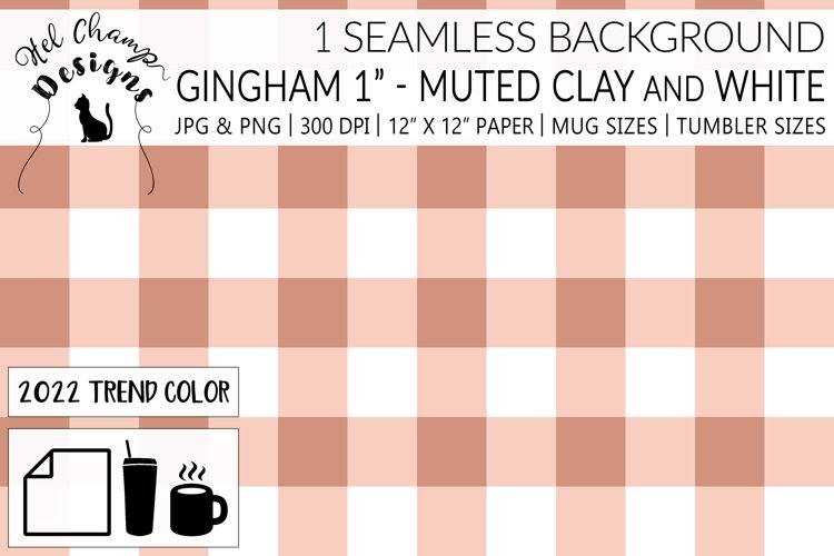 Digital paper scrapbooking origami muted clay white chessboard gingham square sublimation mugs tumblers