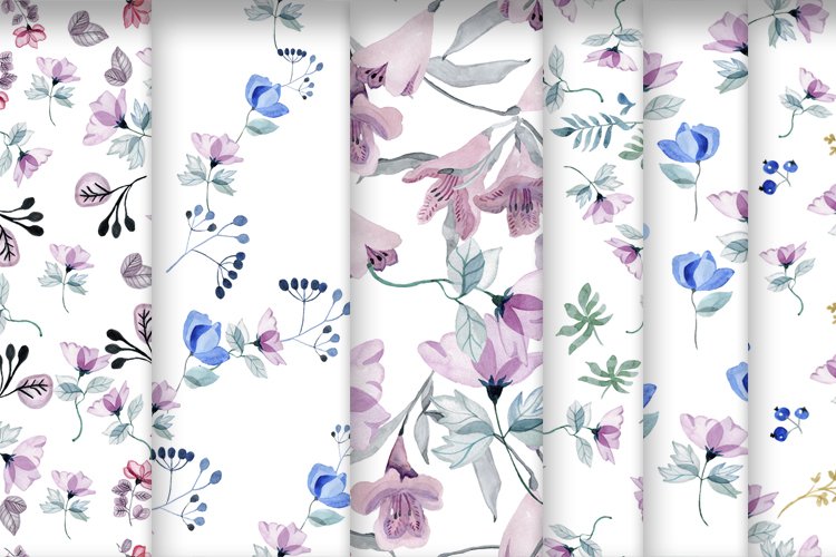Blue Flowers Clipart Image 24