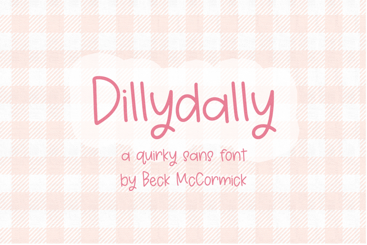 Dillydally Sans Font
