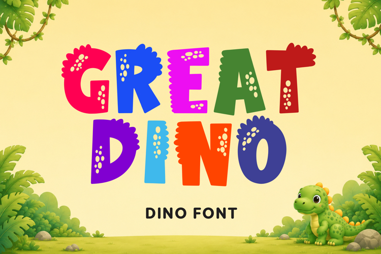 Great Dino - Dino Font