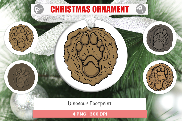 Dinosaur Footprint Clipart Image 6