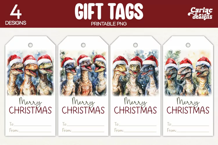 Christmas Gift Tags, Merry Christmas Printable Tags