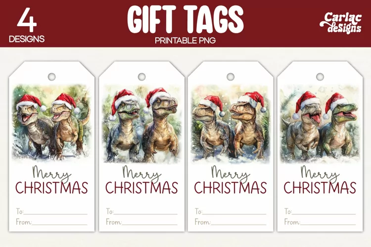 Christmas Gift Tags, Merry Christmas Printable Tags