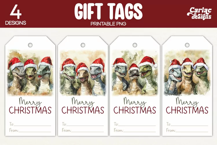 Christmas Gift Tags, Merry Christmas Printable Tags