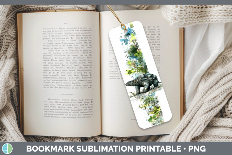 GorgeousDinosaur Sketch Bookmark design.