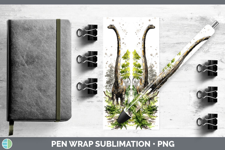 GorgeousDinosaur Sketch Pen Wrap design.