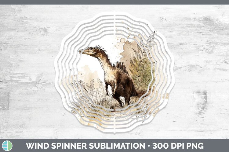 GorgeousDinosaur Sketch Wind Spinner design.