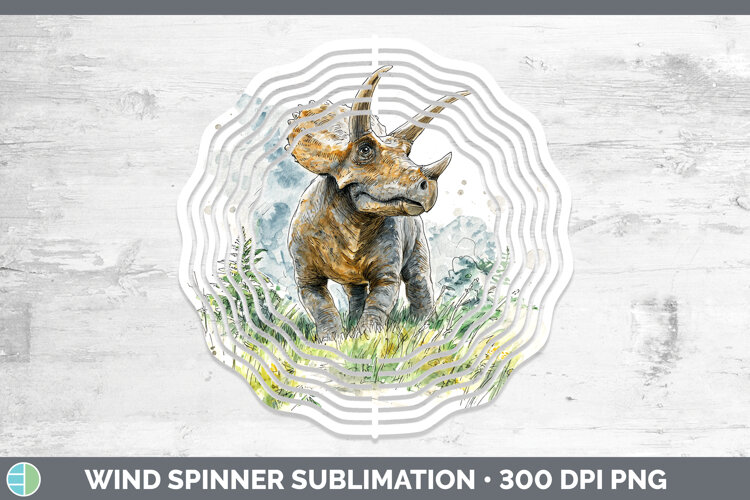 GorgeousDinosaur Sketch Wind Spinner design.