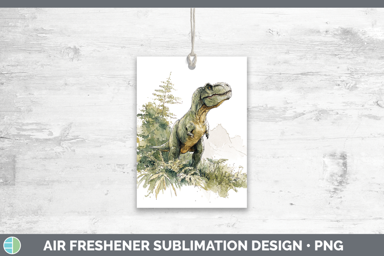Tyrannosaurus Rex Dinosaur Sketch Air Freshener Sublimation