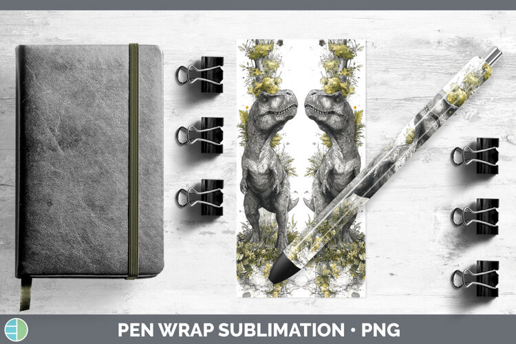 GorgeousDinosaur Sketch Pen Wrap design.