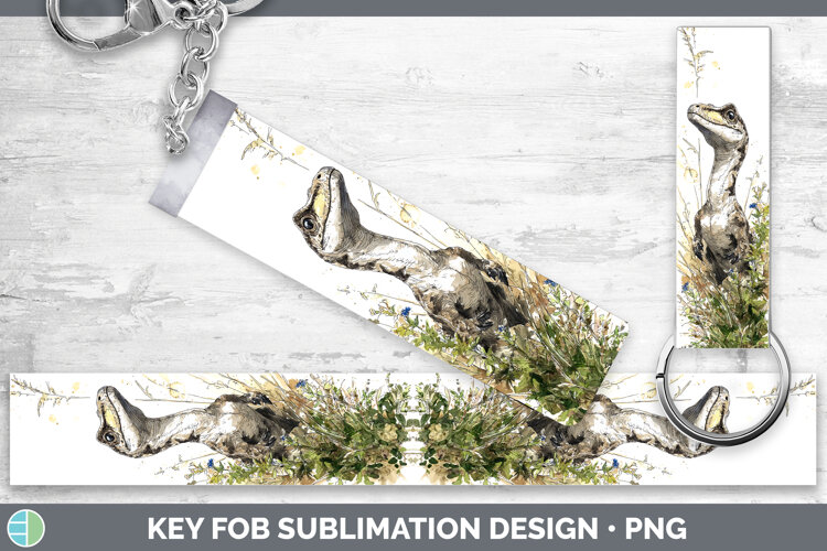 GorgeousDinosaur Sketch Key Fob design.