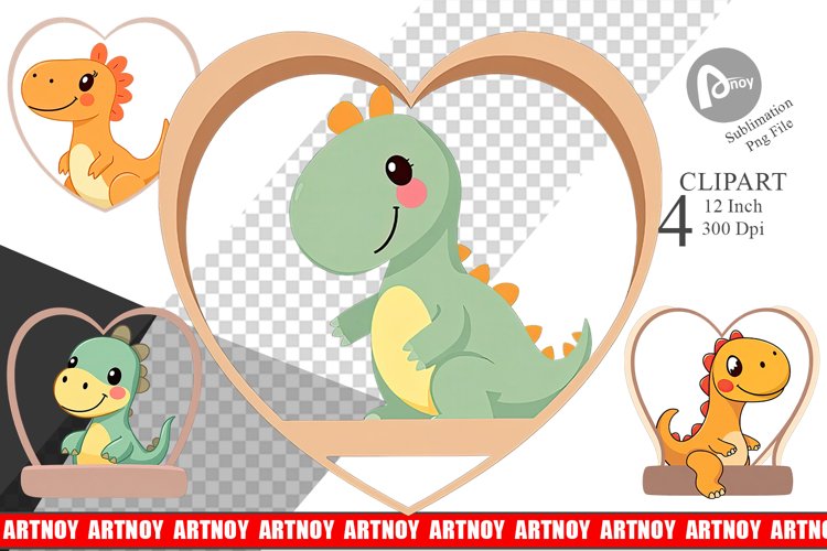 Dinosaur Clipart Image 19