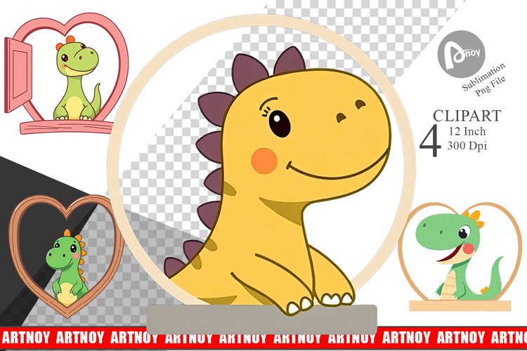 Dinosaur Clipart Image 18