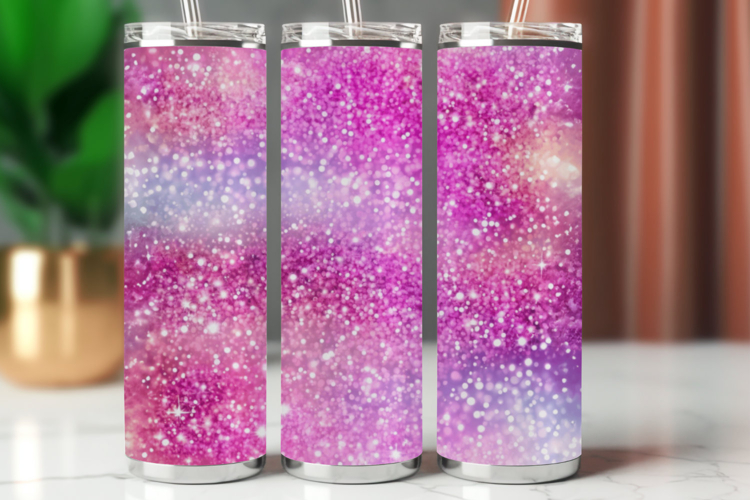 Tumbler Wrap 20 oz - pastel glitter