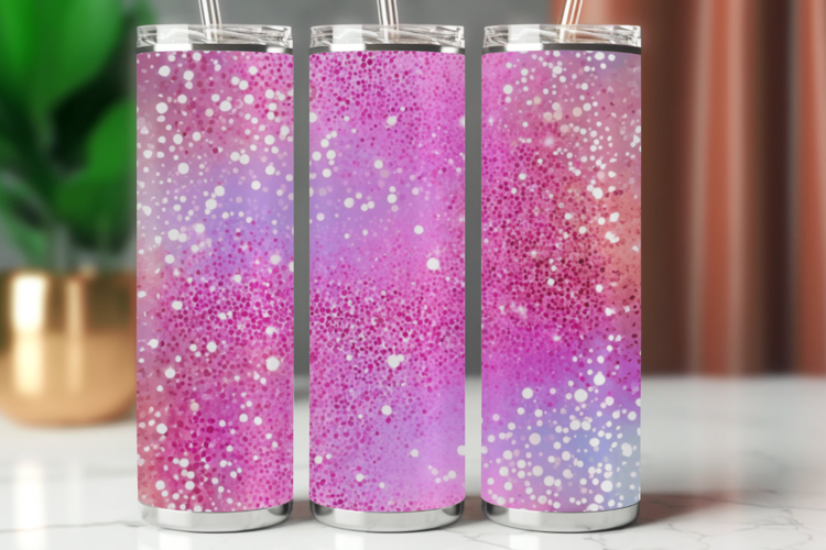 Tumbler Wrap 20 oz - pastel glitter