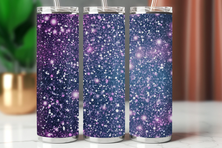 Tumbler Wrap 20 oz - cosmic glitter