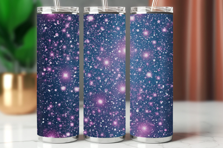 Tumbler Wrap 20 oz - cosmic glitter