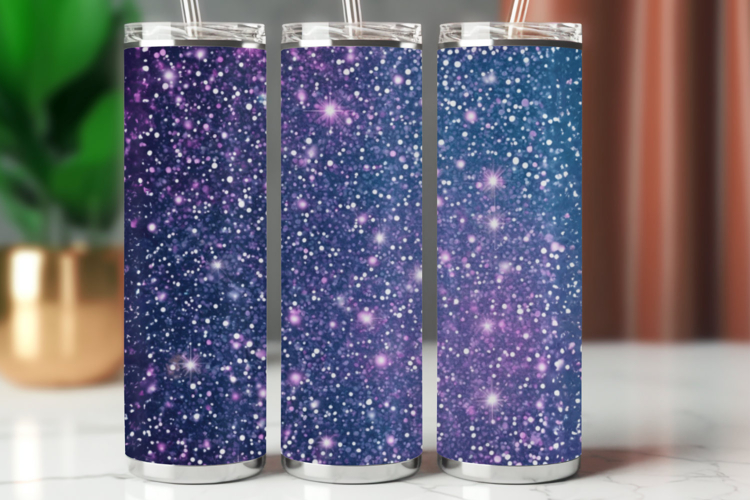 Tumbler Wrap 20 oz - cosmic glitter