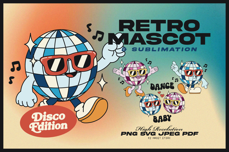 Retro Mascot - Disco