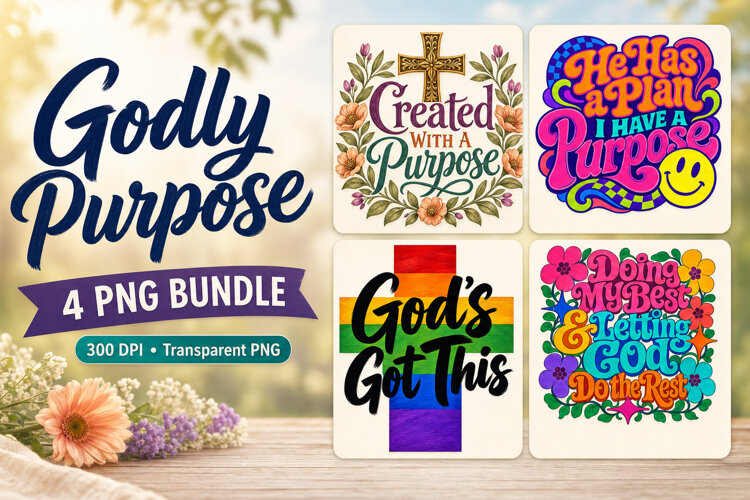 God's Plan & Purpose Christian PNG example image 1