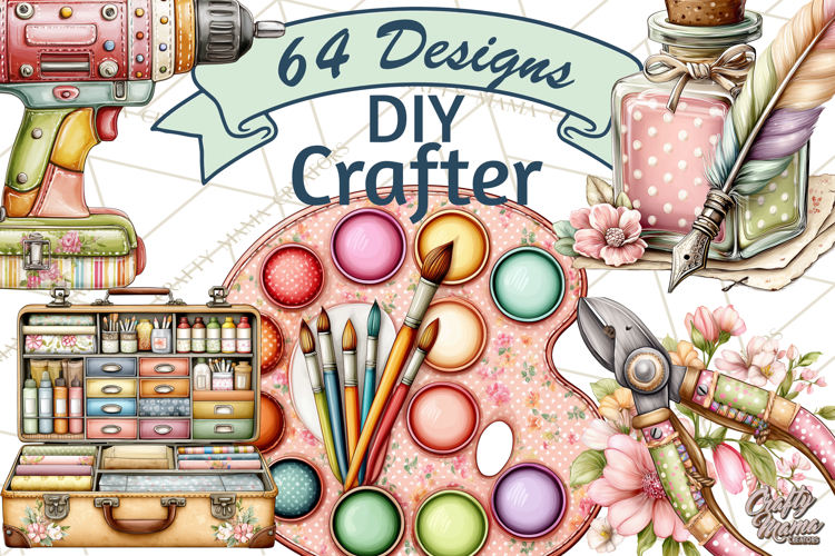 DIY Craft Tools Clipart PNG