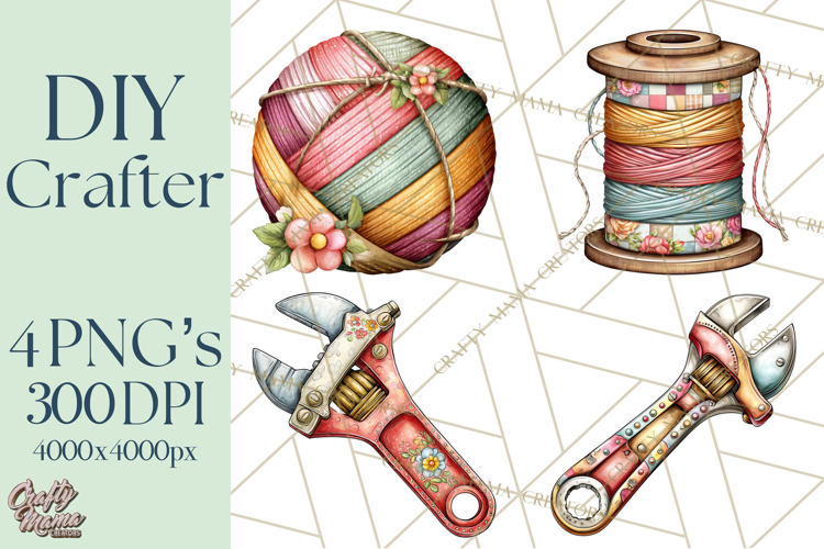 DIY Craft Tools Clipart PNG