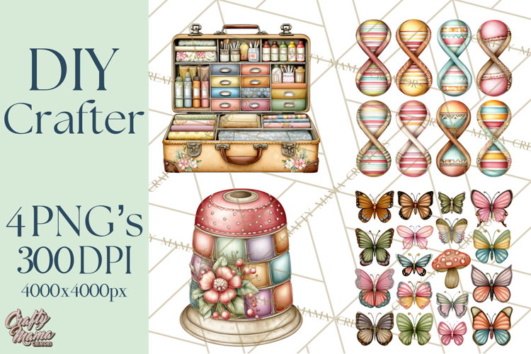 DIY Craft Tools Clipart PNG