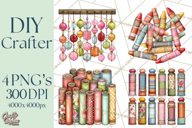 DIY Craft Tools Clipart PNG