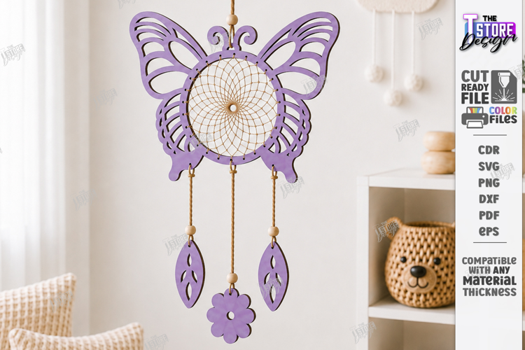 DIY Dream Catcher Craft Laser Cut | Nursery Wall Decor | CNC