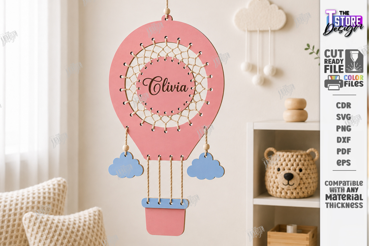 DIY Dream Catcher Craft Laser Cut | Nursery Wall Decor | CNC