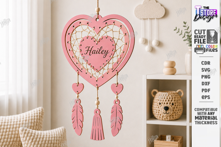 DIY Dream Catcher Craft Laser Cut | Nursery Wall Decor | CNC