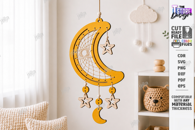 DIY Dream Catcher Craft Laser Cut | Nursery Wall Decor | CNC