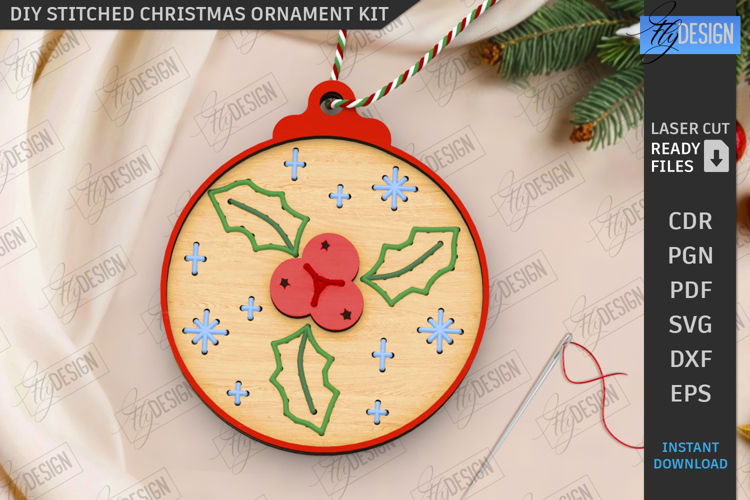 Christmas Ornaments Cross Stitch Patterns Image 8