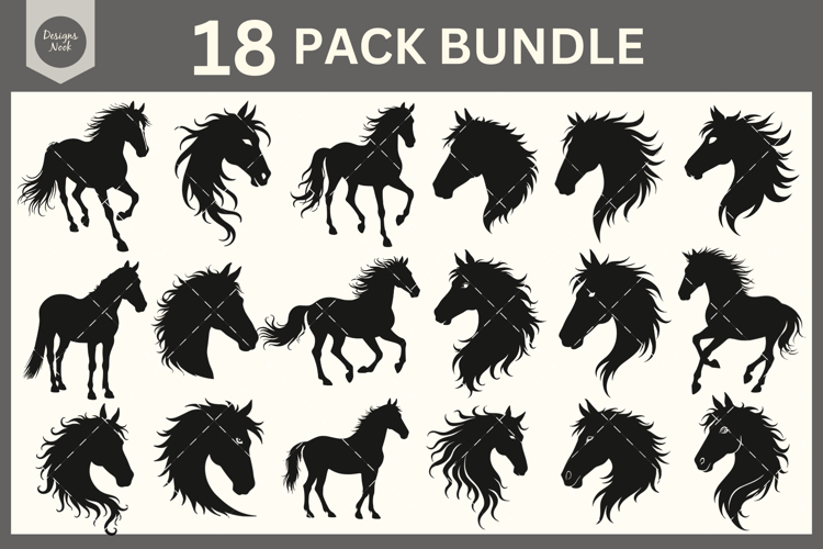 Horse Svg, Horse Svg Bundle, Horse Clipart, Horse Vector EPS