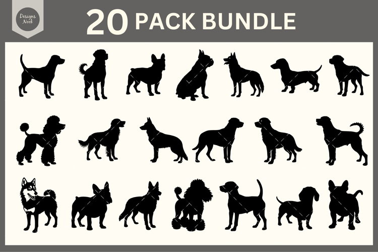 Dog SVG, Cute Puppy Svg, Puppies Silhouette Svg, Puppy Cut